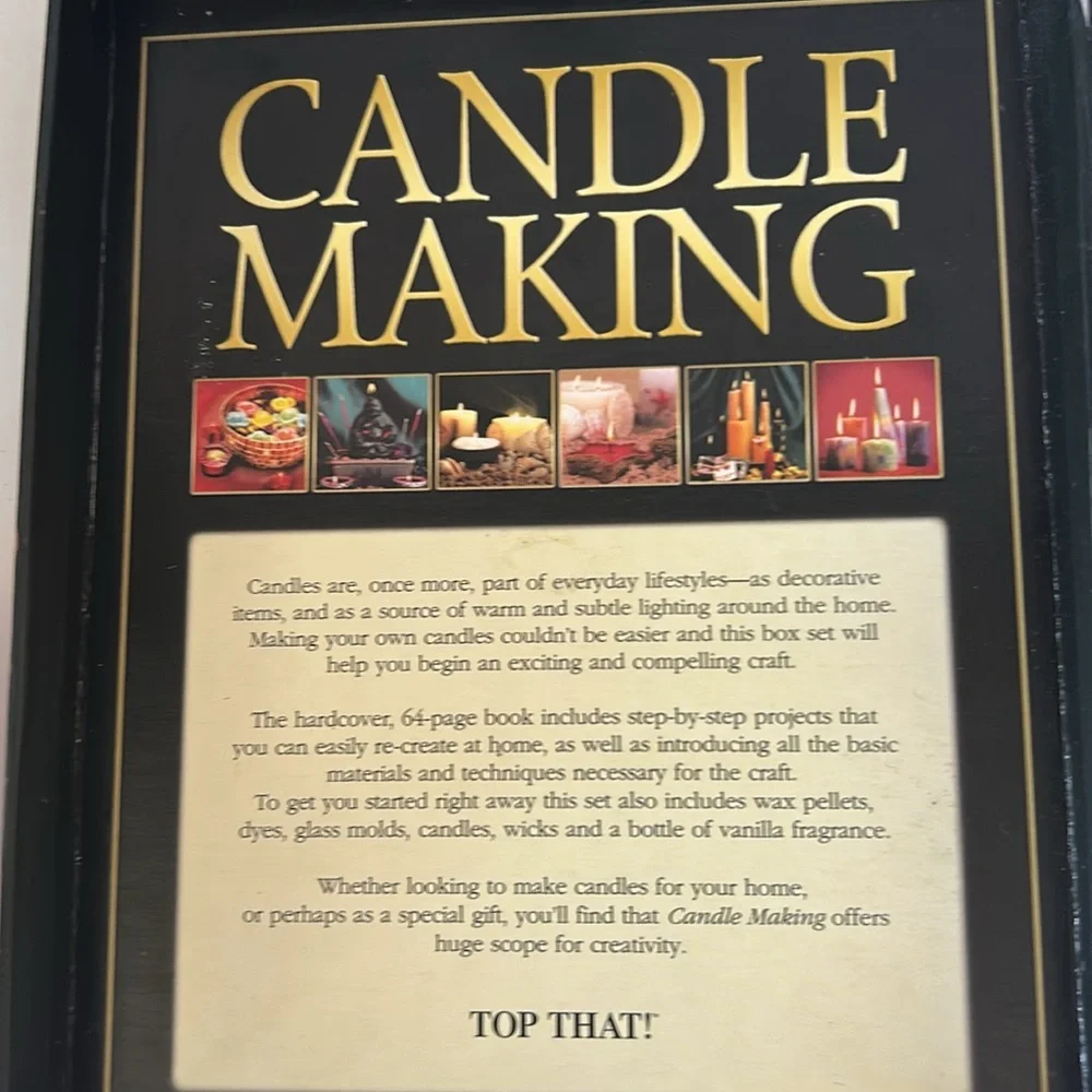 Candle Making Kit with 64-Page Book